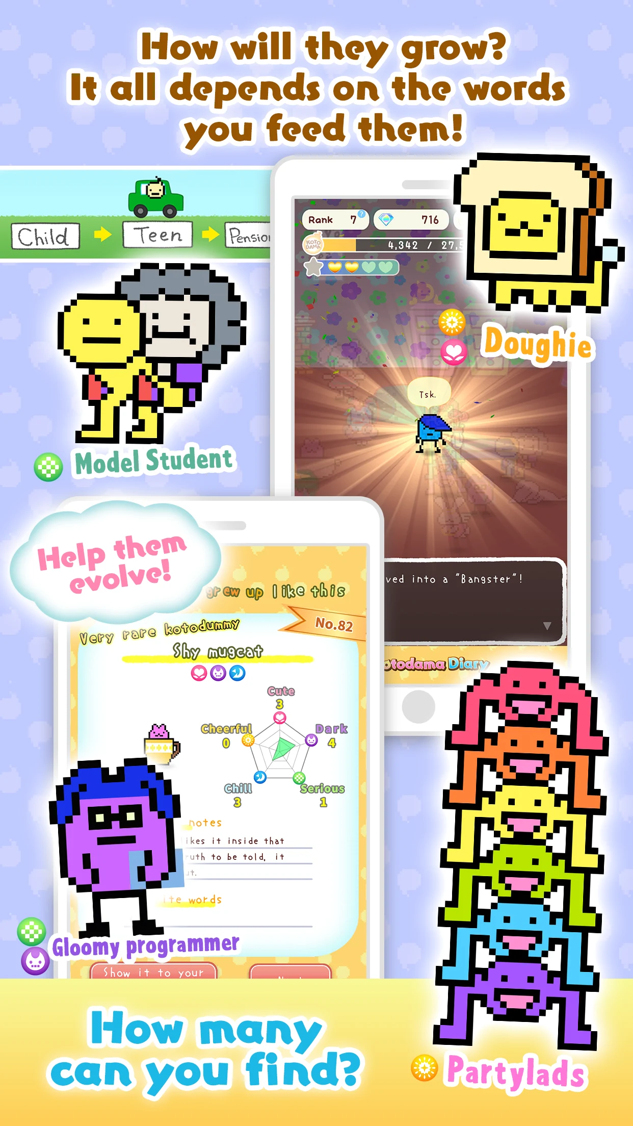 Kotodama Diary: Cute Pet Game screenshot