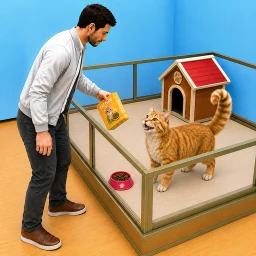 Ikon Simulator Toko Peliharaan 3D